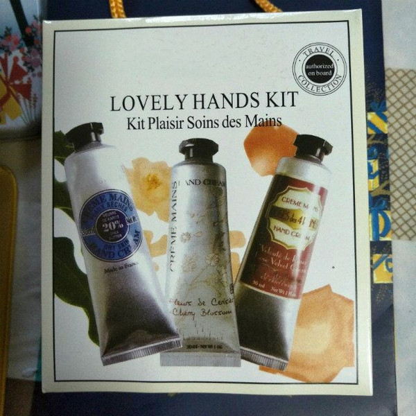 in stock lovely hands kit hand cream 6 pieces /set moisturizing hand lotion cream for hands skin care ing