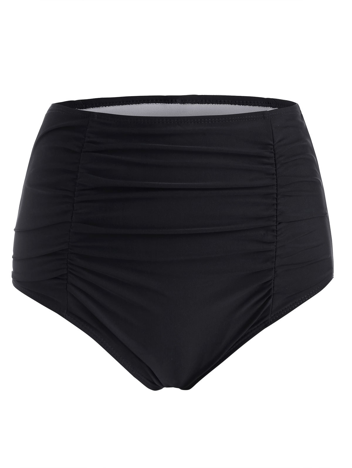 High Waisted Ruched Swim Bottoms