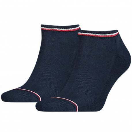 Tommy Hilfiger 2-Pack Iconic Sneaker Socks - Navy 39/42