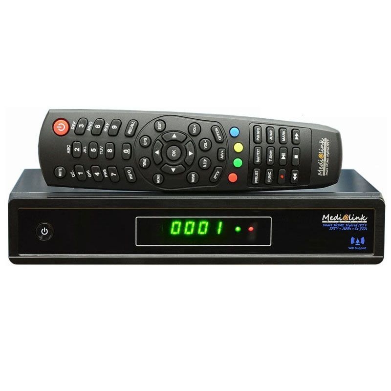 Medialink Smart Home Hybrid 1 Card Combo Sat FULL HD DVB-S2 DVB-T2 Receiver IPTV