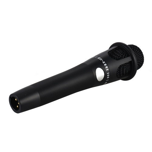 Handheld Microphone XLR Wired Condenser Mic for KTV Karaoke Network Singing On-line Live Streaming