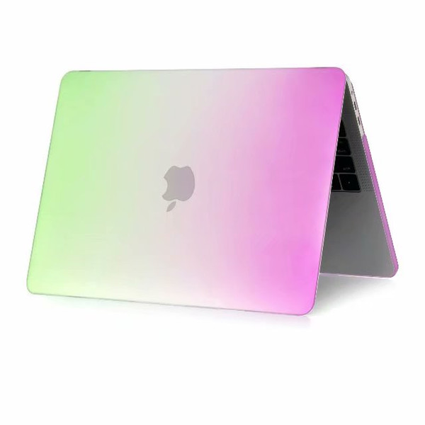 rainbow lapcase for apple macbook new pro 15.4 (a1707/a1990) cover shockproof anti scratch cases for macbook a1707/a1990