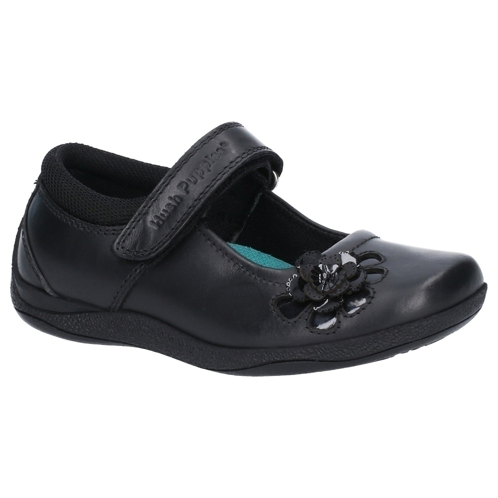 Hush Puppies Girls Jessica Leather Mary Jane School Shoes UK Size 11 (EU 29)