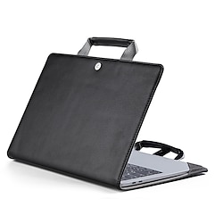 Sacoche ordinateur portable 12 14 16 pouce Compatible avec Macbook Air Pro, HP, Dell, Lenovo, Asus, Acer, Chromebook Notebook Housse pour ordinateur portable Anti-Chocs faux cuir Couleur unie miniinthebox