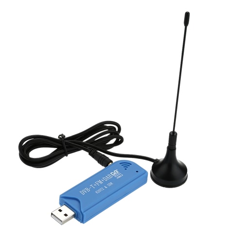 Mini Portable Digital USB 2.0 TV Stick DVB-T + DAB + FM RTL2832U + R820T2 Support SDR Tuner Receiver