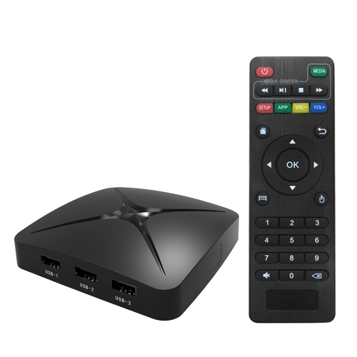 T96N+ Android 7.1 TV Box 4GB / 32GB 4K US Plug