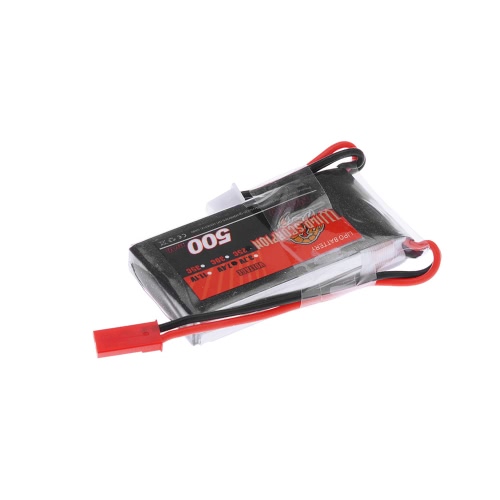 Wild Scorpion 7.4V 500mAh 25C MAX 35C 2S JST Plug Li-po Battery for RC Car Airplane Blade CX Helicopter Part
