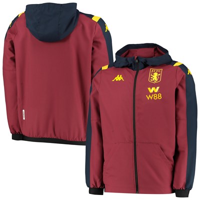 Aston Villa Woven Tracksuit Top - Claret