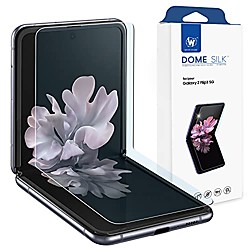 Whitestone Dome Seide für Samsung Galaxy Z Flip 3 flexibler Glas-Displayschutz Anti-Shock, HD klar, ultradünnes Vollschutzglas für Galaxy Z Flip 3 Lightinthebox