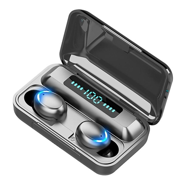 F9-5 Wireless Headphones 5c TWS Bluetooth 5.0 Earphones 2200mAh Charging Box With Microphone Sport Waterproof Headsets Earbuds