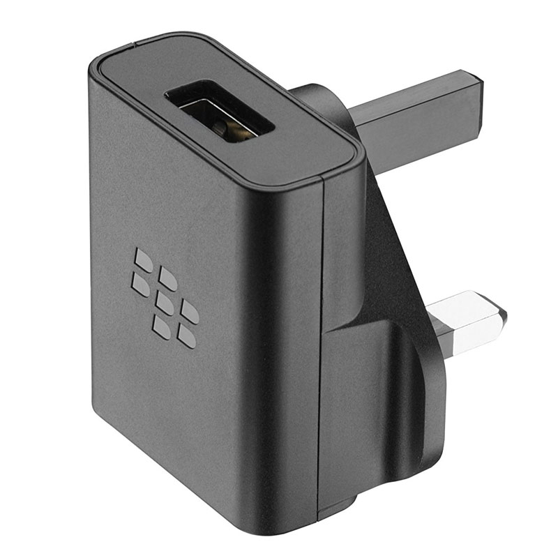 Blackberry 850mA Mains Charger + 1.2M Micro USB Data Cable - Black