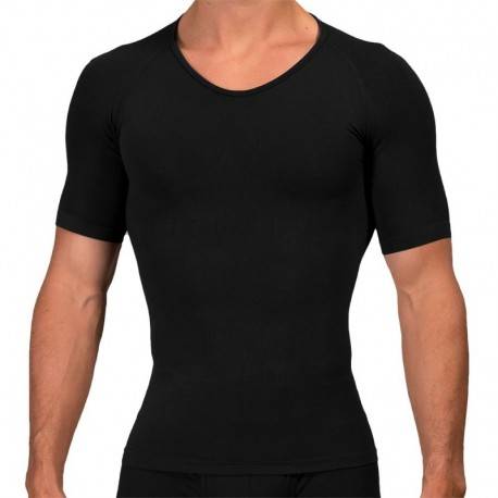 Rounderbum Seamless Compression T-Shirt - Black L
