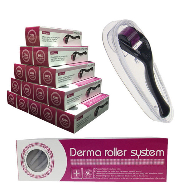 Microneedle Derma Roller DRS 540 Micro Needles Face SPA Massage less Painful Wrinkle Removal Hair Growth Skin Care Rejuvenation CE