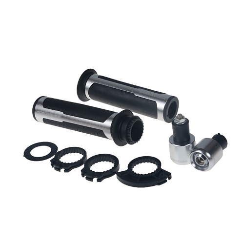 Poignées de guidon de moto en aluminium Racing