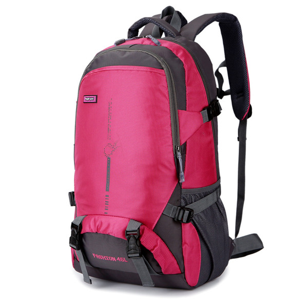 outdoor waterproof climbing backpack rucksack 45l outdoor sports bag travel backpack camping hiking backpack women trekking bag for men
