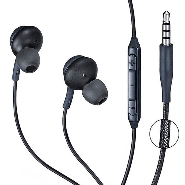 for samsung galaxy s8 earbuds earphone headphones stereo in-ear headset wire earphones bass with volume control in box