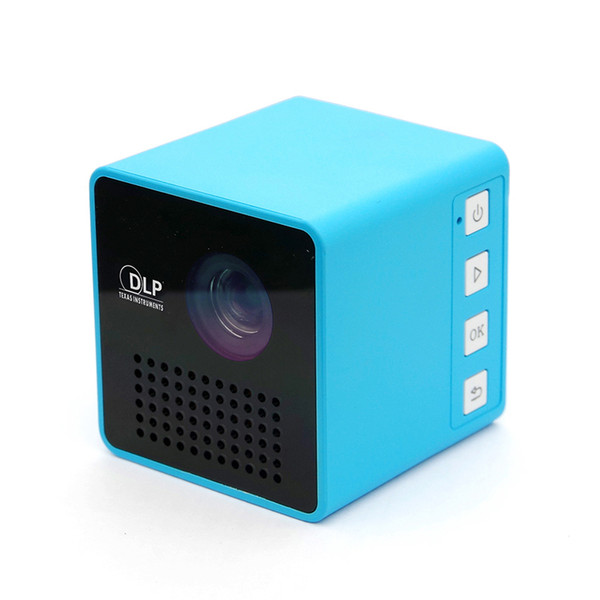 factory selling dlp projector portable p1 projector (wifi version option) full hd usb mini beamer support 70inch 64gtf with 1000mah battery