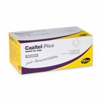 Cazitel Plus Tablets For Small And Medium Dogs 22 Lbs (10 Kg) 4 Tablet