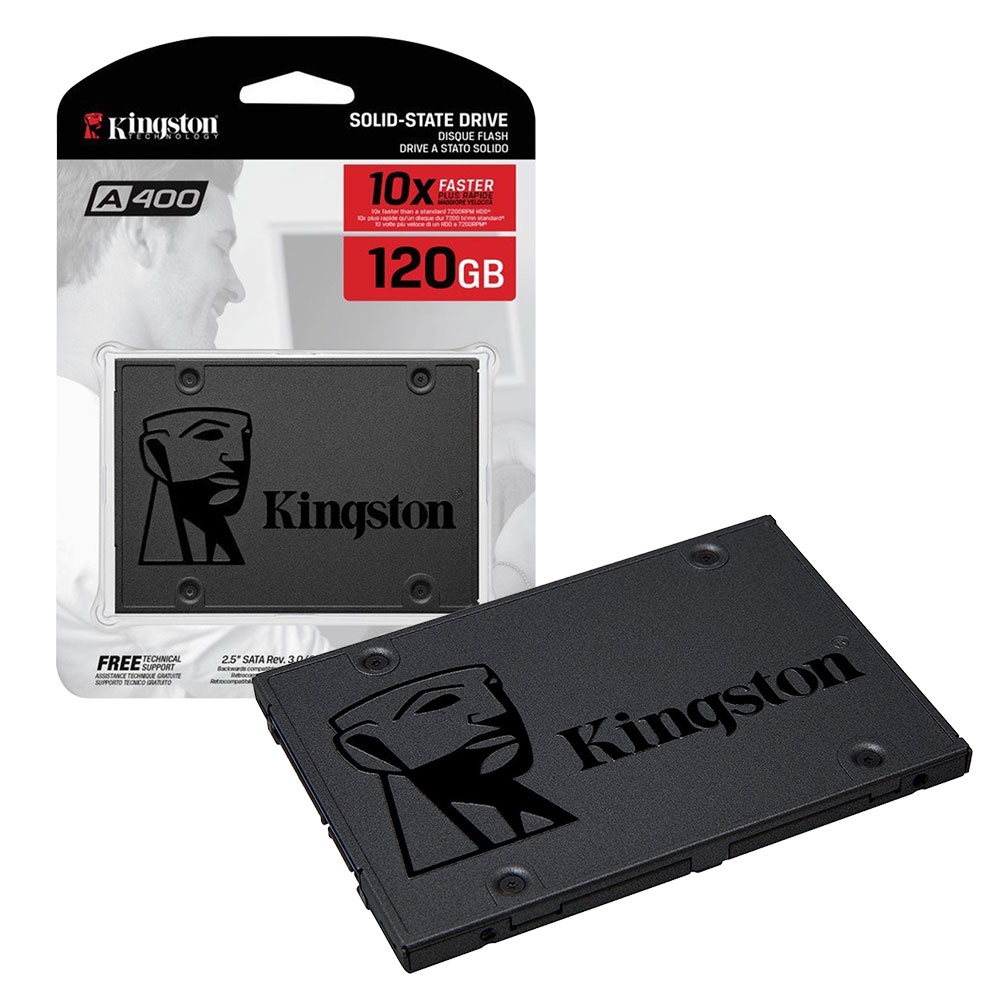 Kingston Technology A400 SSD Solid State Drive 2.5 Inch SATA 3 SA400S37/120G - 120GB