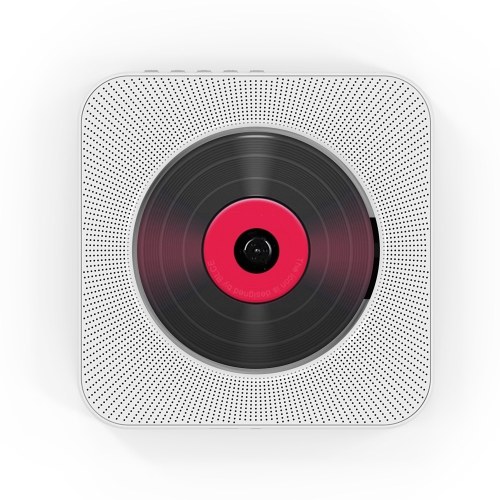 Portable Wall Mounted CD Player BT Speaker with Remote Control