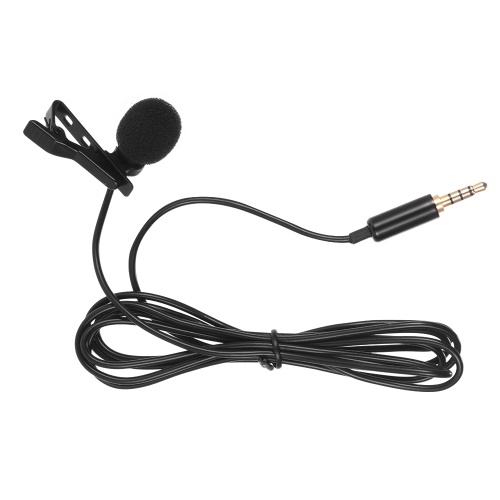 Microphone à clipser omnidirectionnel Lavalier Lapel
