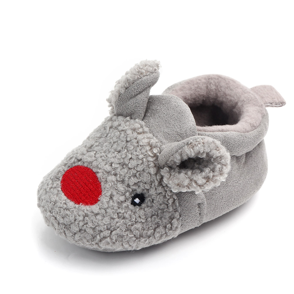 Toddler Cutie Furry Animal Prewalker Shoes