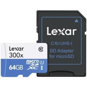 Lexar microSDXC 633x UHS-I 64GB with Adapter (LSDMI64GBBEU633A)