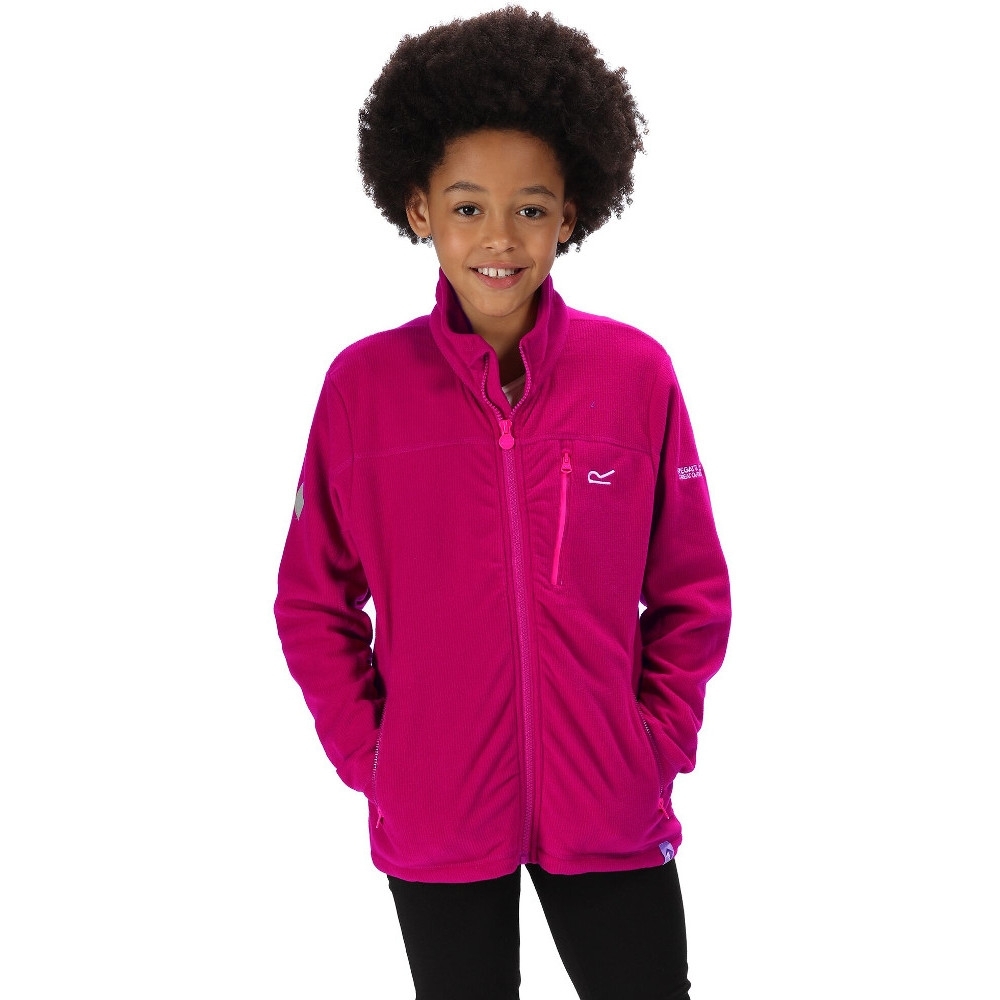 Regatta Boys Marlin VI Adjustable Walking Fleece Jacket 5-6 Years - Chest 59-61cm