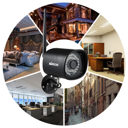 KKmoon  720P HD Wireless WIFI Bullet IP Camera 1.0MP 1/4