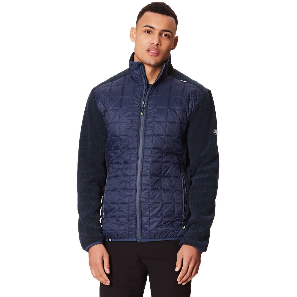 Regatta Mens Chilton III Hybrid Water Repellent Full Zip Fleece Jacket S - Chest 37-38' (94-96.5cm)