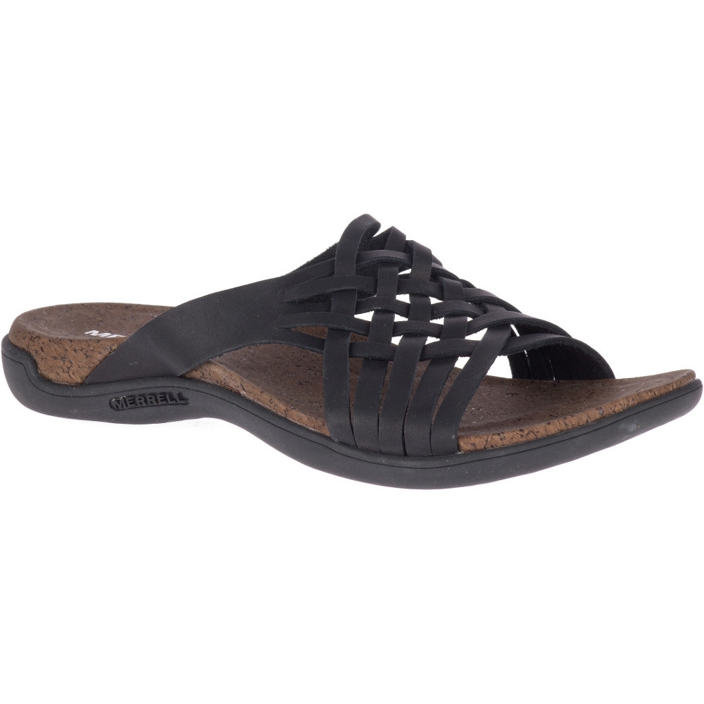 Merrell Womens District Mahana Slide Leather Sandals UK Size 3 (EU 36, US 5)