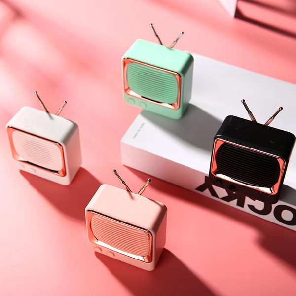 new hand-held bluetooth speaker retro style portable audio player wireless stereo bluetooth loudspeaker box 4 colors