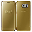 Coque Pour Samsung Galaxy S6 edge plus / S6 edge / S6 Miroir / Clapet Coque Intégrale Couleur Pleine PC