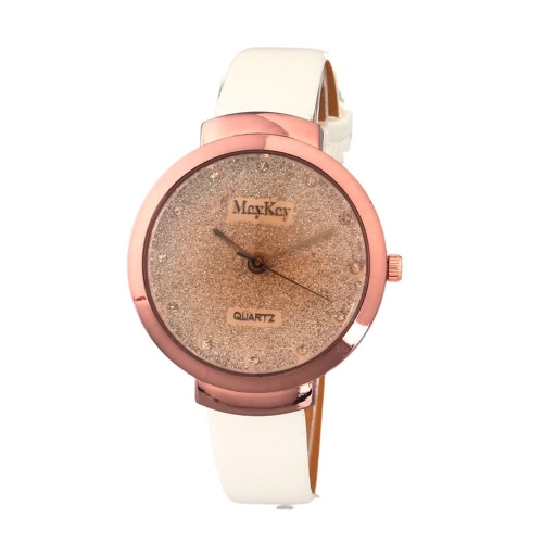 Trendy Simple Delicate Watch for Women Quartz Gold Surface Fantasy Stars Crystals Watch