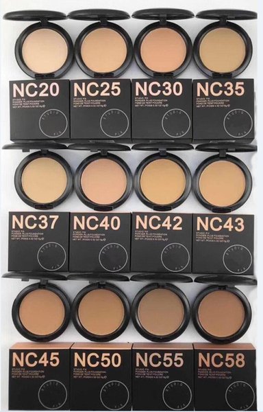 Makeup Face Powder For Women Press Powders NC Color Whitening Firm Brighten Concealer Natural Mattifying Contour Plus Foundation