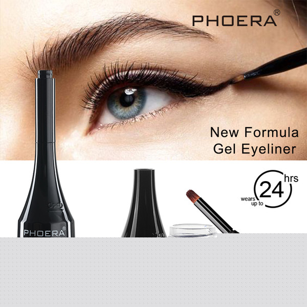 phoera 10 colors matte long lasting waterproof eyeliner pen natural gel eyeliner gum eyebrow tint makeup professional tslm1