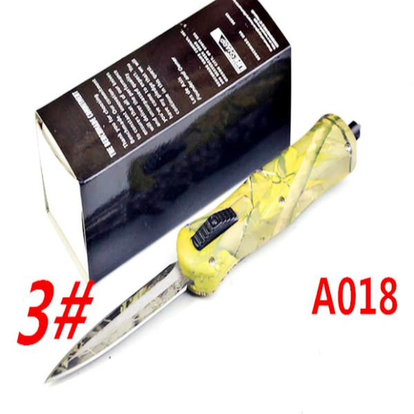 Hot A016 A017 A018 3 modes of hunting camping gift knife 6pcs free shipping