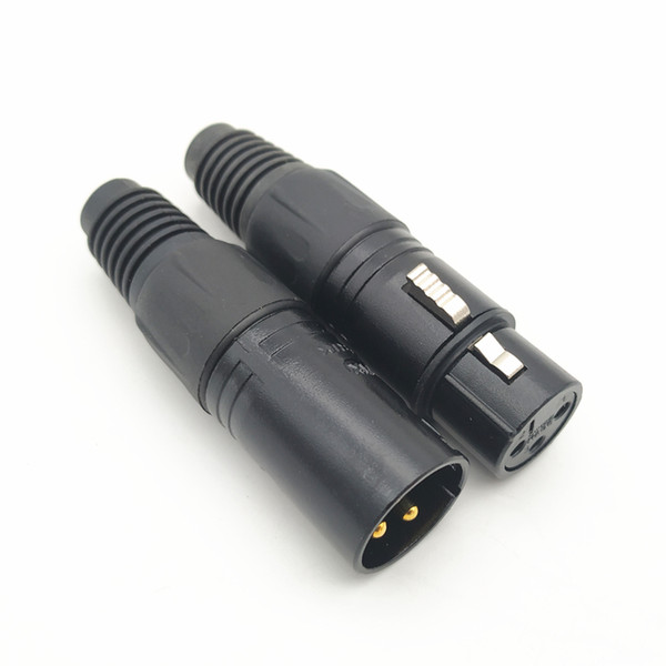 original for neutrik connector 4pcs nc3mxx & 4pcs nc3fxx male et femelle un ensemble 3 broches xlr connecteur avec
