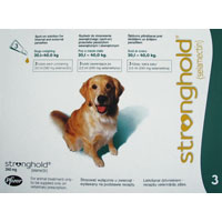 Stronghold Dogs 20.1-40.0 Kg 240 Mg (Green) 3 Pipette