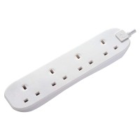 BFG110N 1 Metre Four Socket Extension Lead