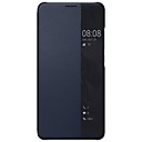 Fall für Huawei Mate 10 / Mate 10 Pro / Mate 9 mit Fenstern Flip transluzente Ganzkörperhüllen Hard Pu Leder Mate 9 Pro Luxus Leder Hard PC Fenster Ansicht Smart Clear View Flip Phone Case