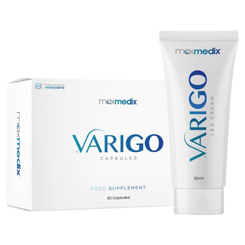 VariGo Kapseln und Creme zur Linderung, Vorbeugung und Reduzierung von Krampfadern und zur Stärkung von Venen und Blutgefäßen.