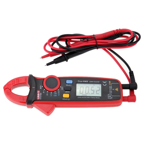 UNI-T UT210D Digital AC/DC Current Voltage Resistance Capacitance Clamp Meter Multimeter Temperature Measurement Auto Range