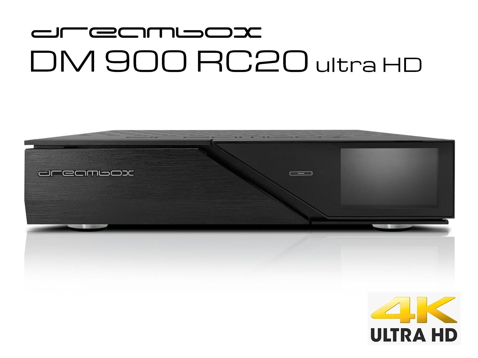 Dreambox DM900 RC20 UHD 4K 1x Dual DVB-S2X MS Tuner 2 TB HDD E2 Linux PVR Receiver