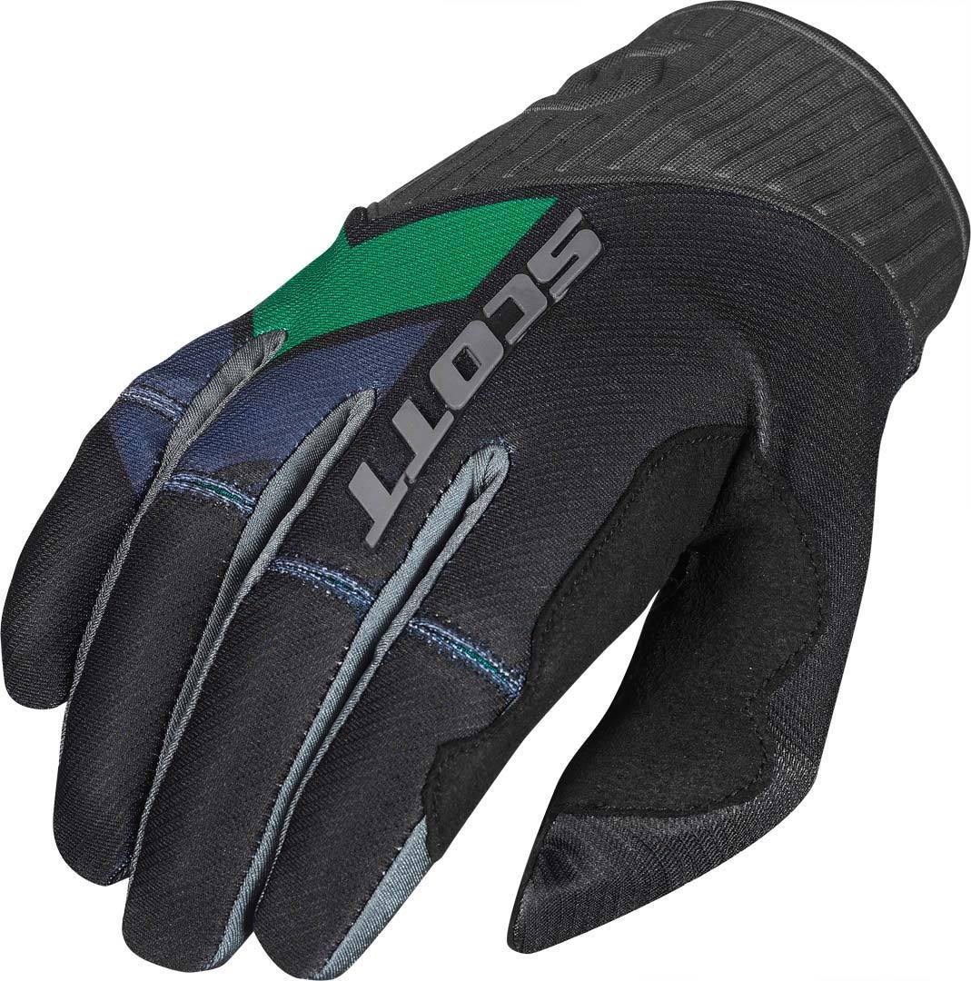 Scott 450 Podium Motocross Gloves 2017, black-green, Size L, black-green, Size L