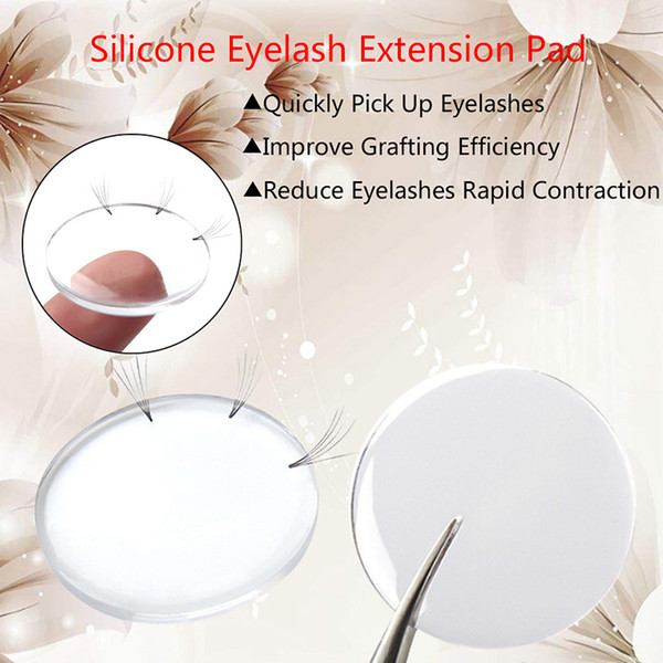 silicone flexible eyelash extension pad eyelash glue tool silicone lash extension stand holder pallet pad makeup