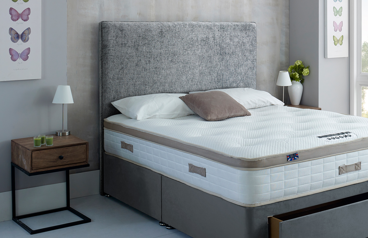 Ronan Floor Standing Headboard - Double