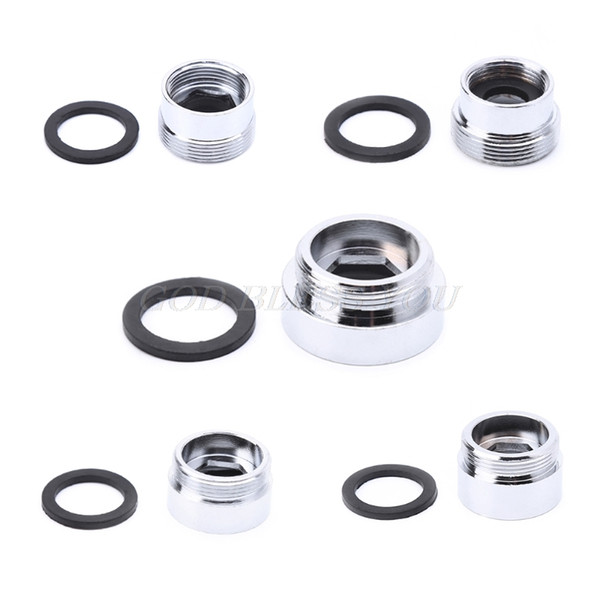 solid metal adaptor inside thread water saving kitchen faucet tap aerator connector drop shipping