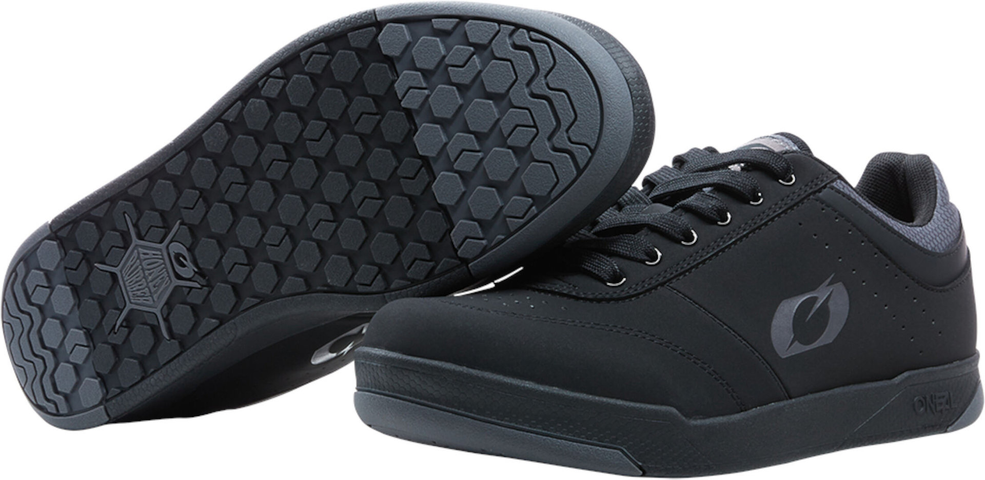 Oneal Pumps Flat V.22 Schuhe, schwarz-grau, Größe 46, schwarz-grau, Größe 46