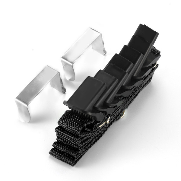 abedoe straps hanger hanging hat clothes organizer cap rack holder over door straps with 7 hook for home organizer